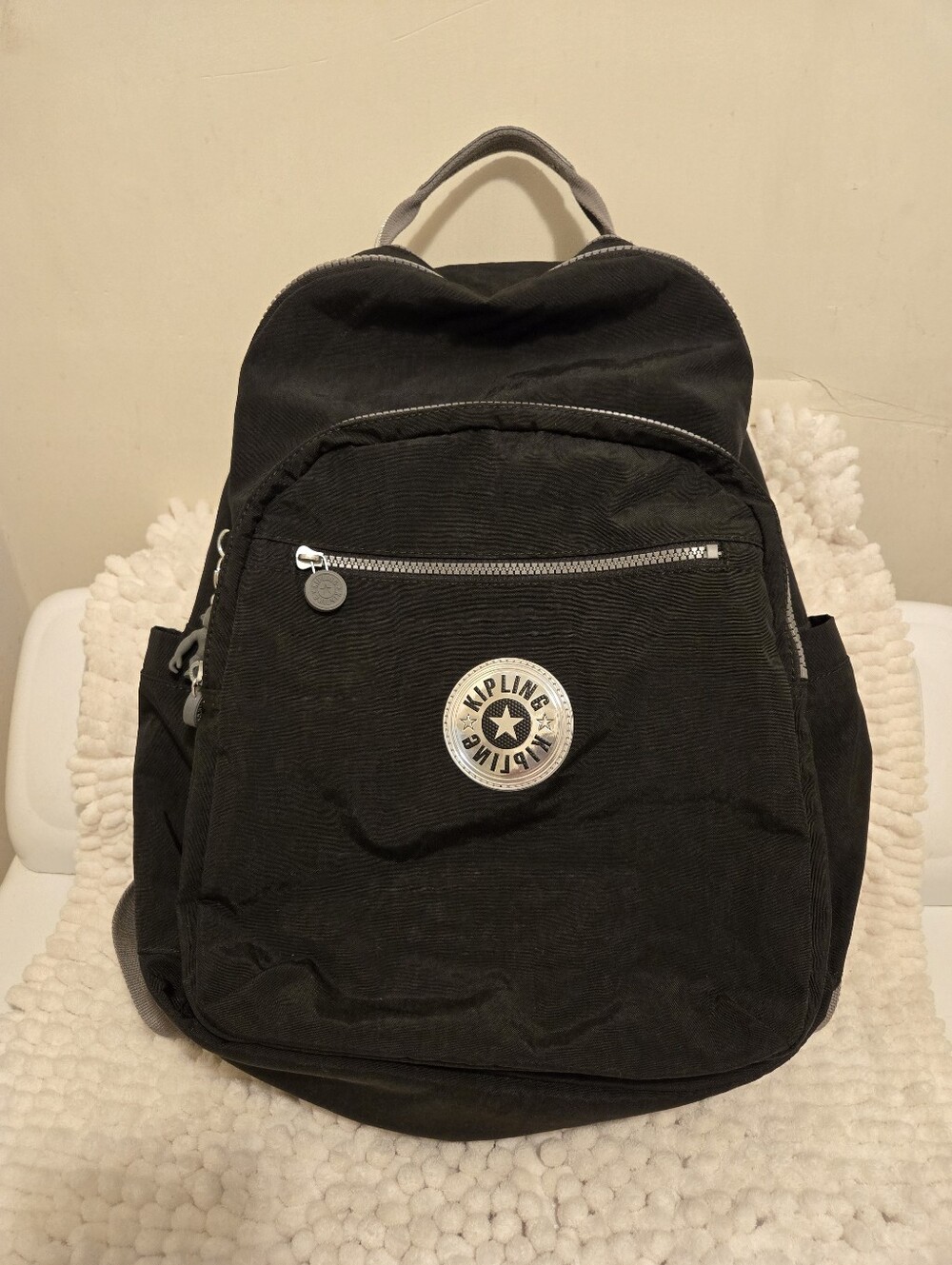 Kipling Black Compact Daypack Backpack
